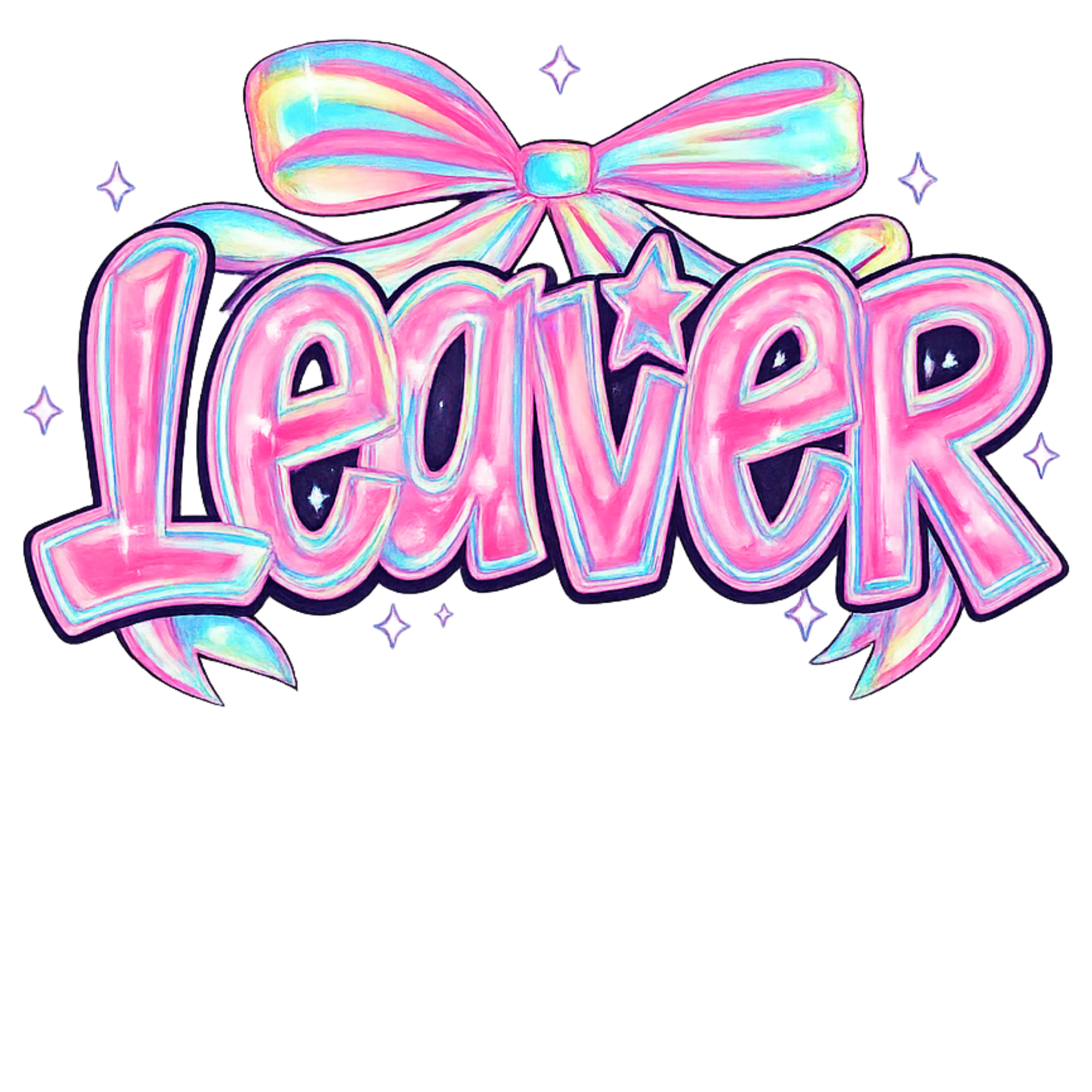Leavers pink multi bow rDTF (POD) exclusive – House of Wraps