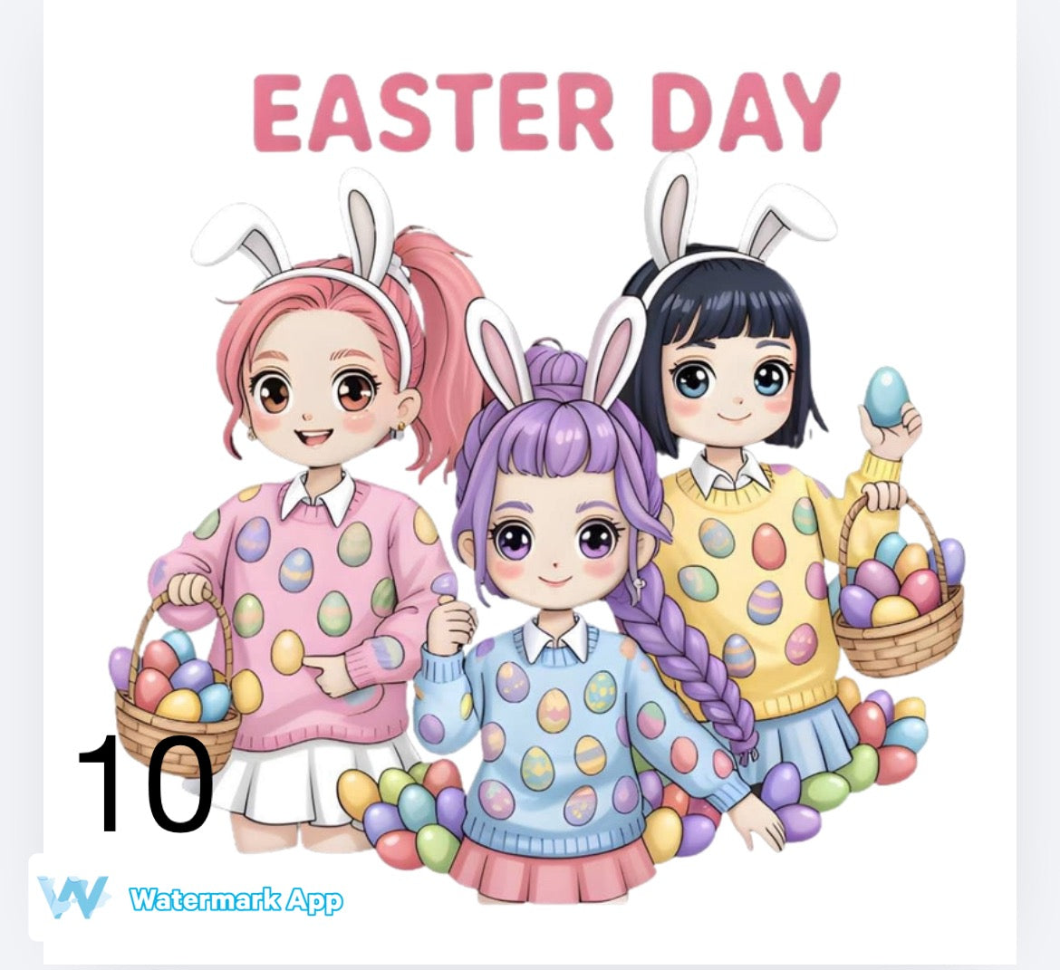 Huntrix Easter  DTF (POD) exclusive