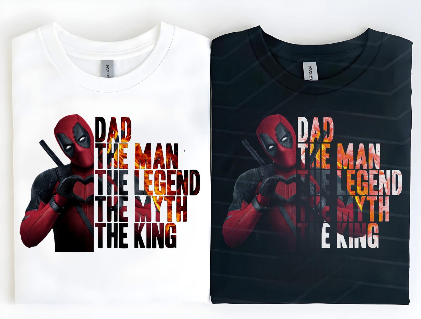 Dad the man the myth character 20cm DTF (POD)