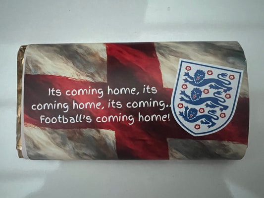England flag football team World Cup 2026 chocolate wrapper (chocolate not included)