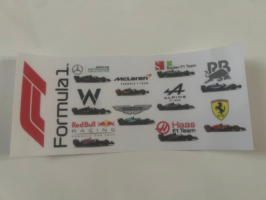 F1 teams wrap
