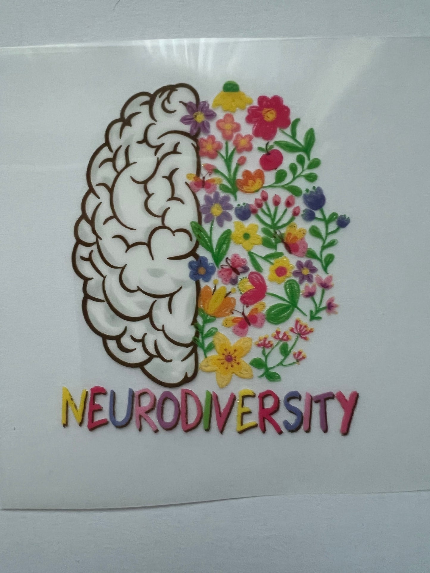 Neurodiversity brain DTF transfer POD