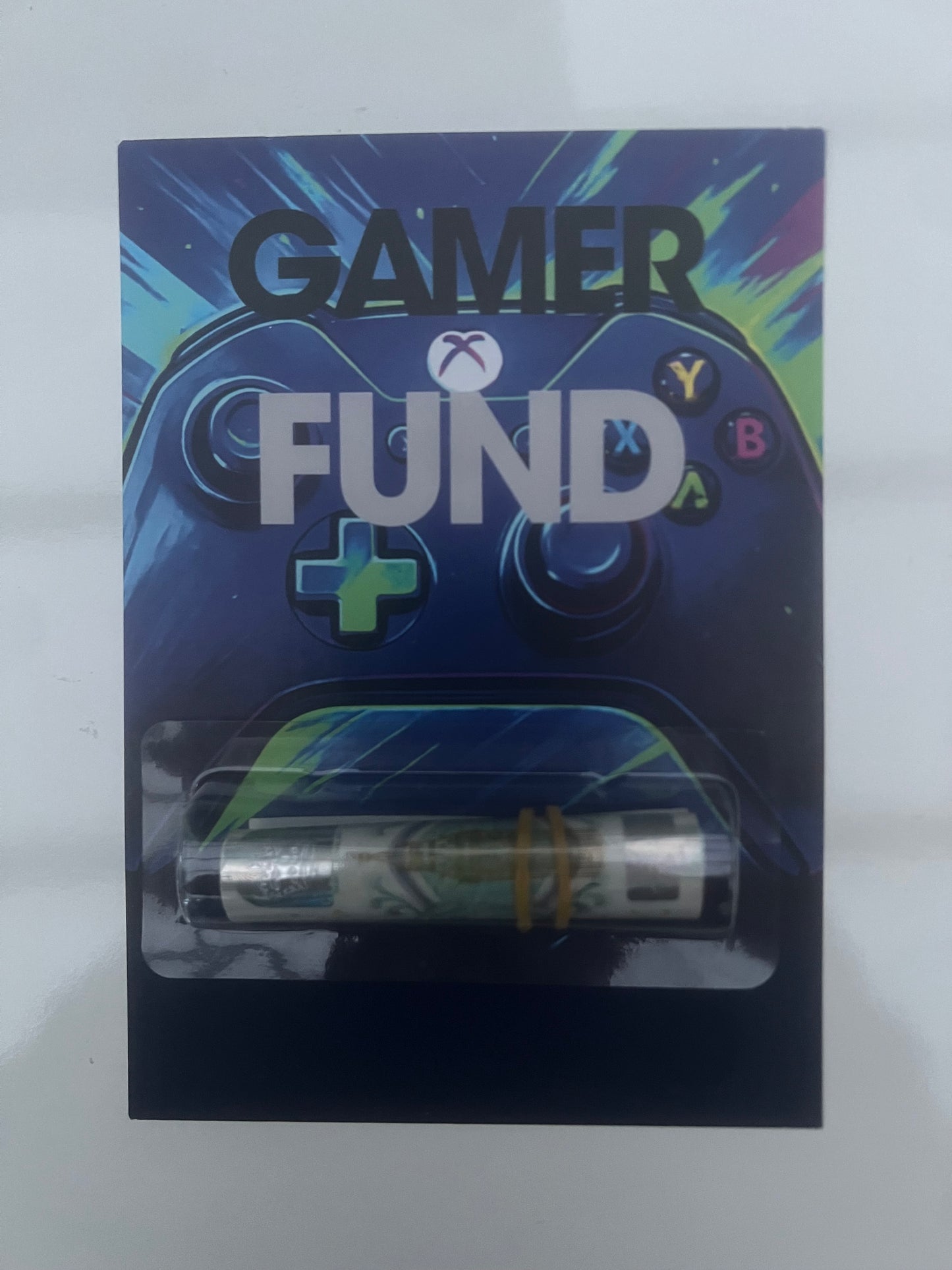 Gamer fund money card (money not included)