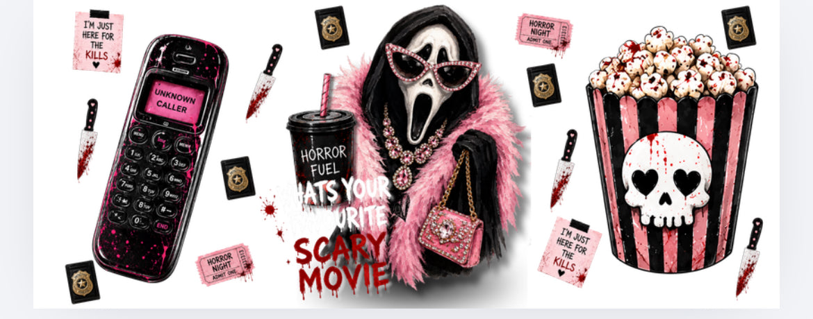 Glam ghostface what’s your favourite scary movie wrap exclusive (UVPOD)