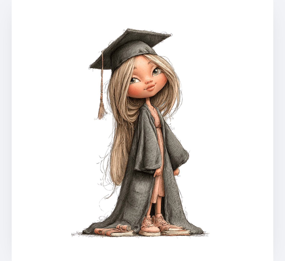 Whimsy graduate / leavers decal UVDTF (UVPOD)