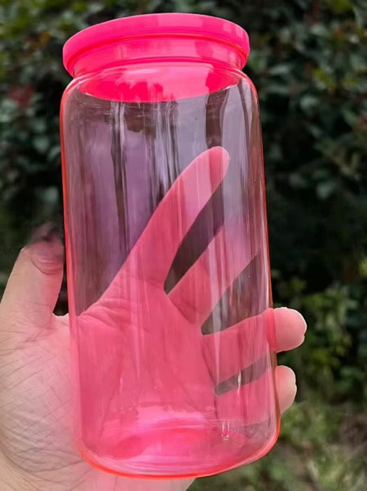 16oz BPA free plastic colour libbey cans - cannot be sent by large letter postage