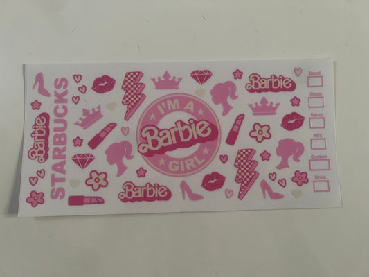 I’m a Barbie girl ⭐️bucks wrap