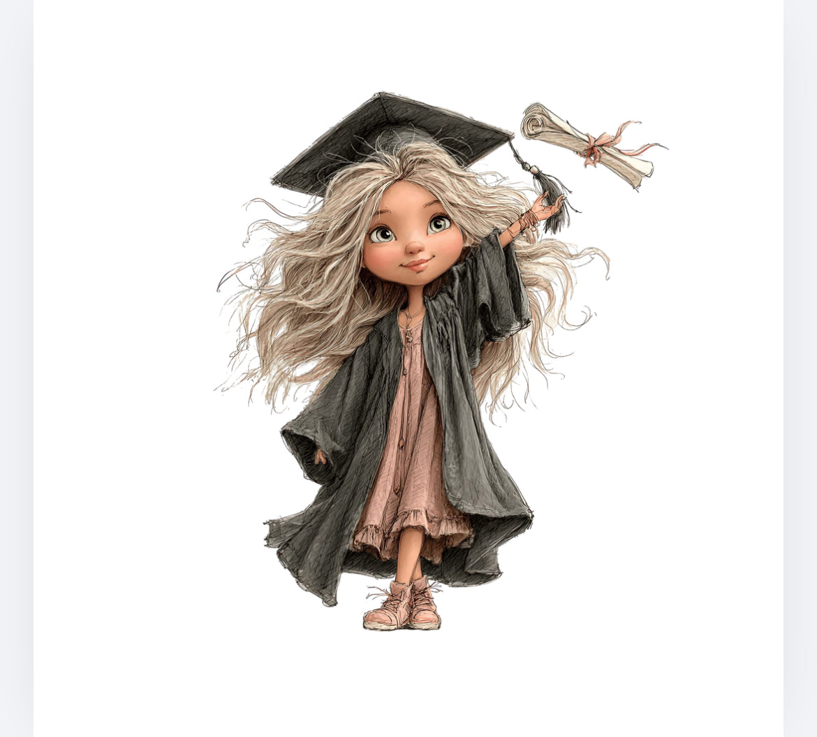 Whimsy graduate / leavers decal UVDTF (UVPOD)