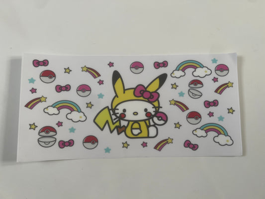 Hello kitty pikachu wrap