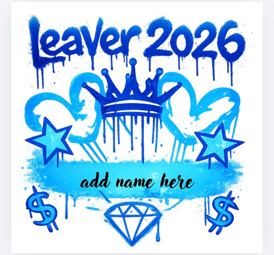 Leavers 2026 crown DTF (POD) exclusive