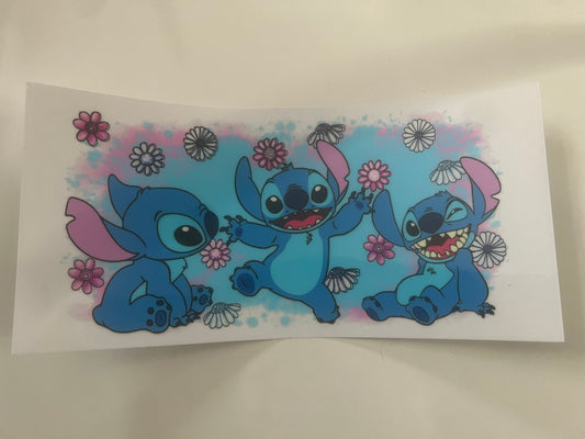 Stitch and flowers wrap