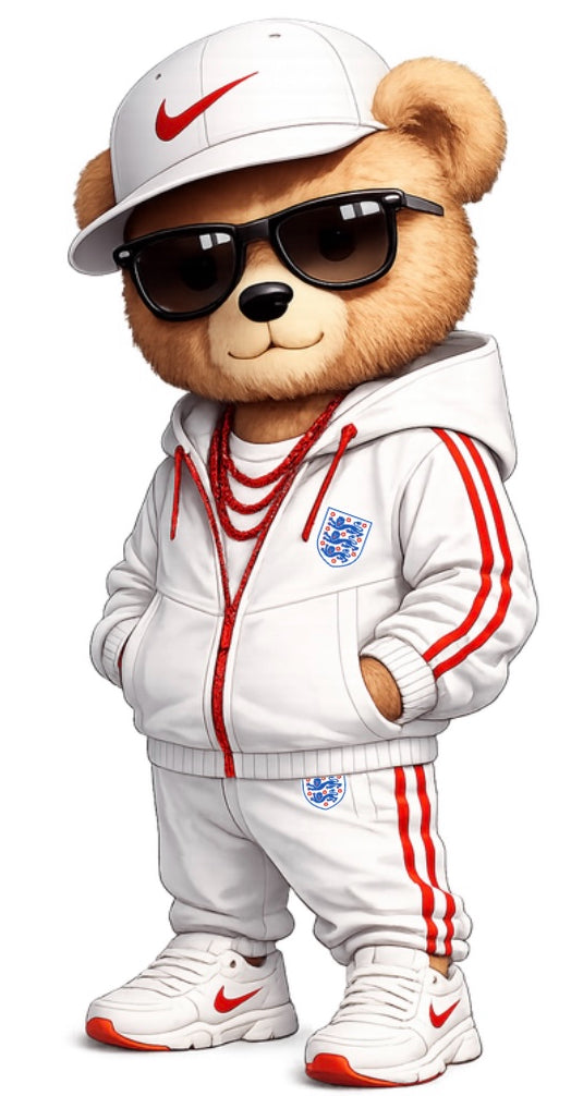 Trendy football bear- England  DTF (POD) exclusive