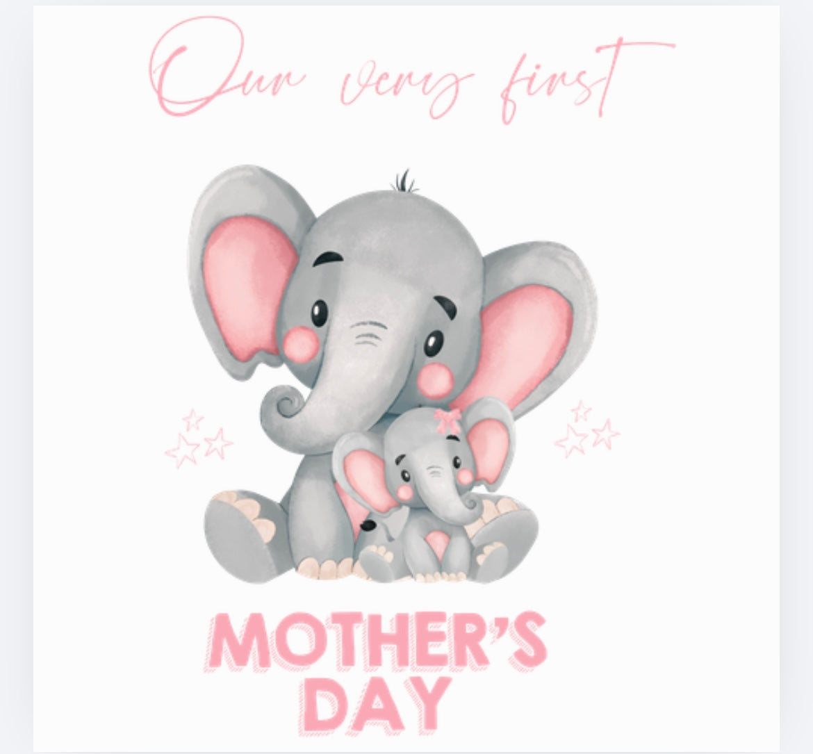 Our very first Mother’s Day elephant DTF (POD) exclusive