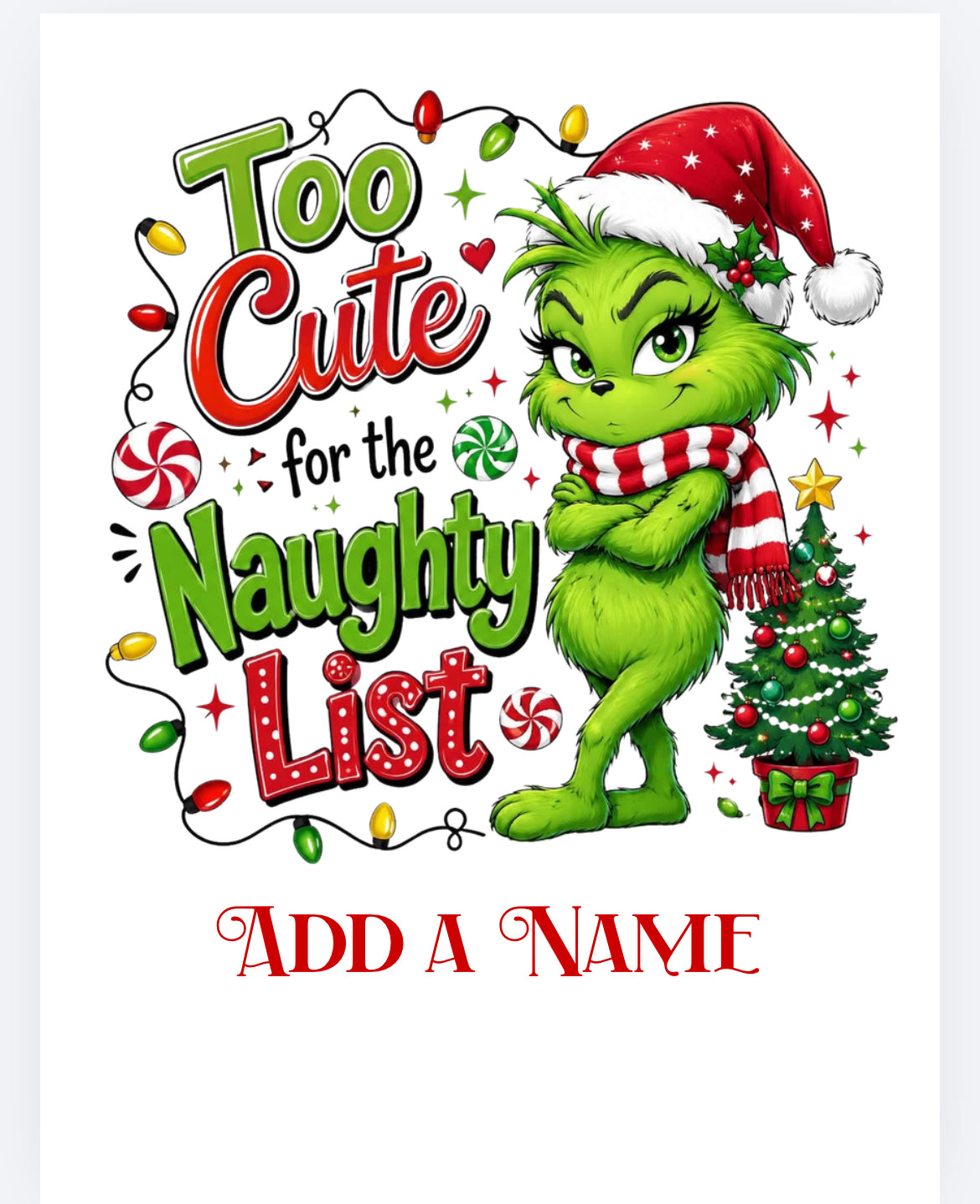 Christmas sack grinch  DTF (POD) exclusive