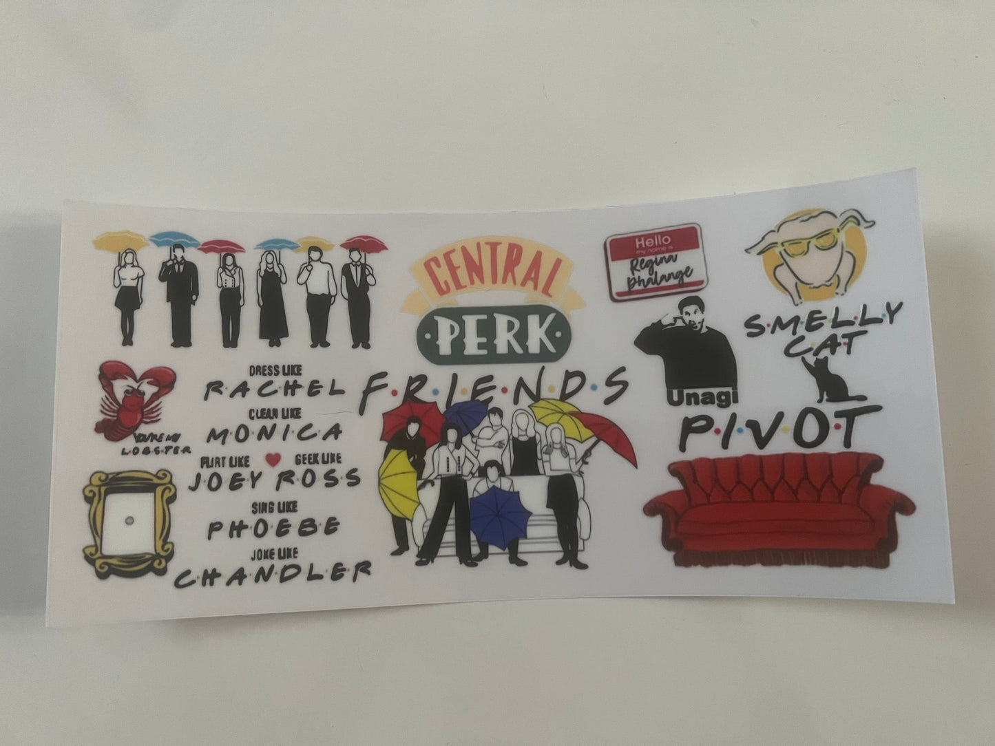 Friends central perk wrap