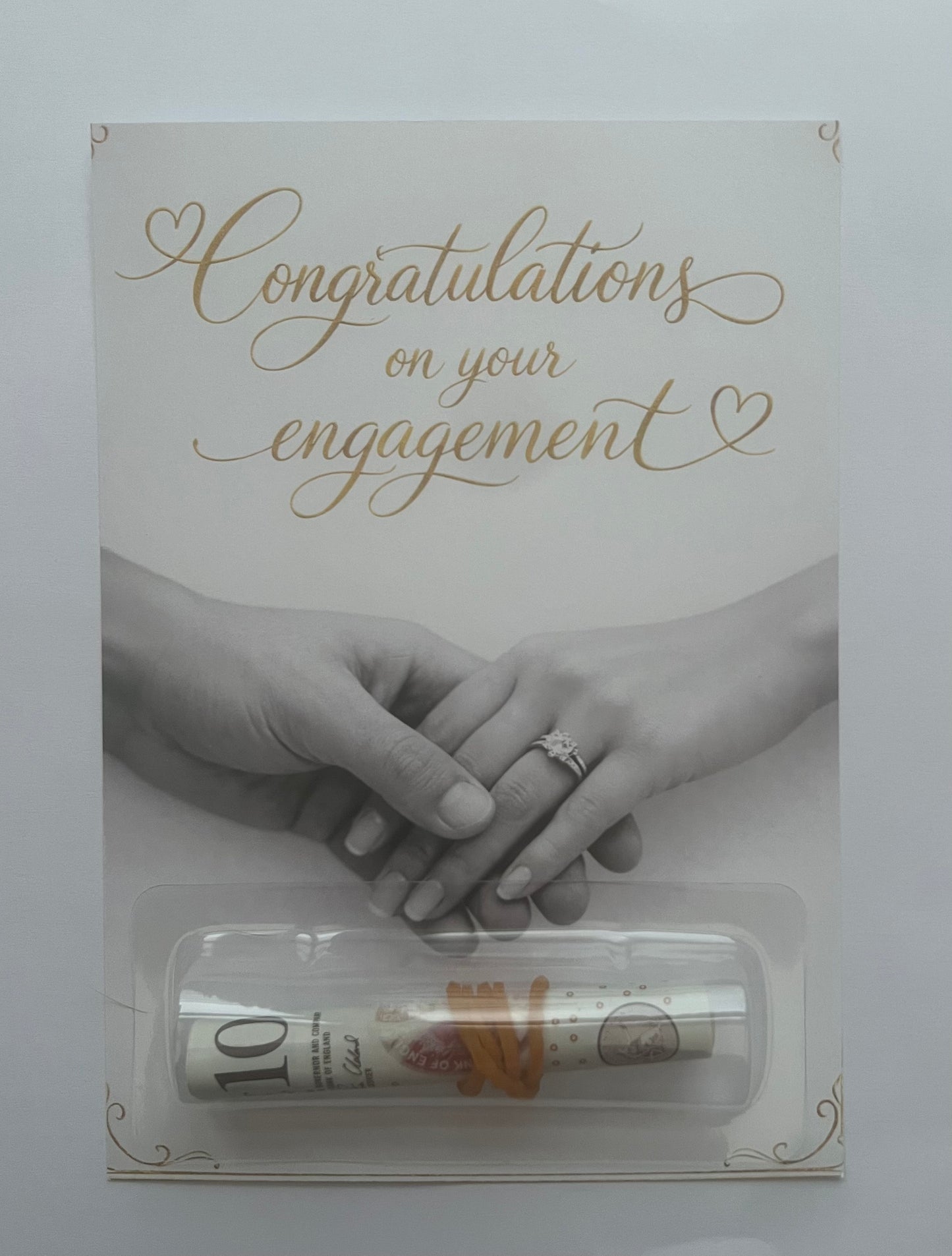 Congratulations on your engagement money card (money not included)