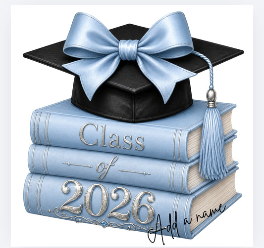 Class of 2026 book style decal  UVDTF exclusive (UVPOD)