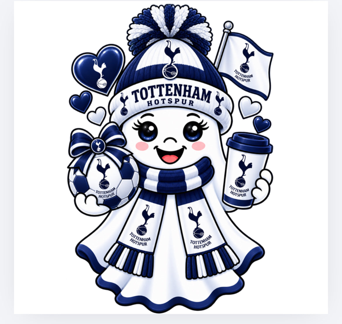 Football Halloween ghost decals - all teams (UVPOD)