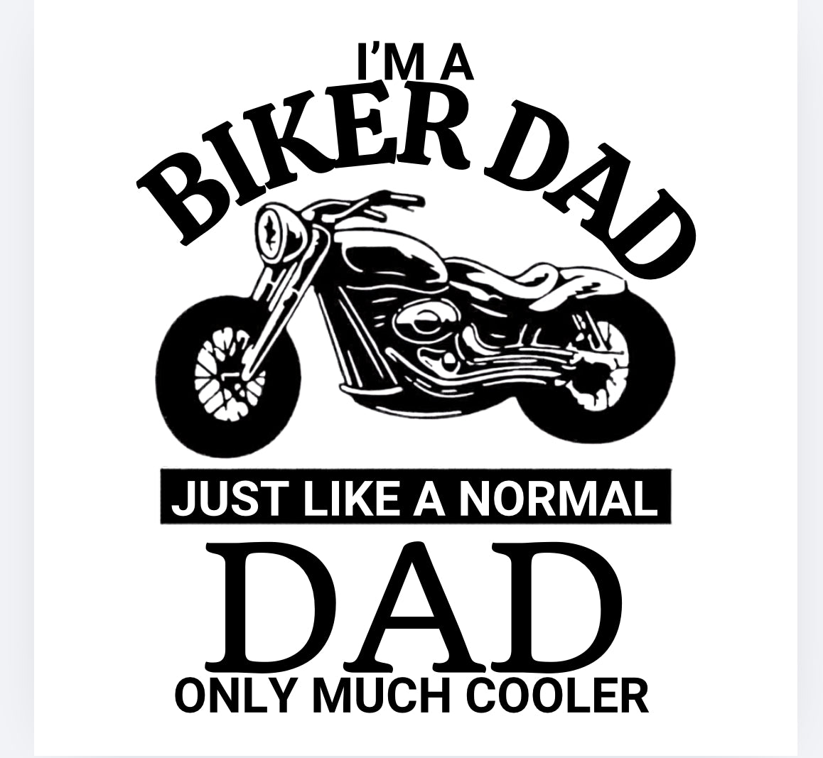 Biker dad  decal  UVDTF exclusive (UVPOD)