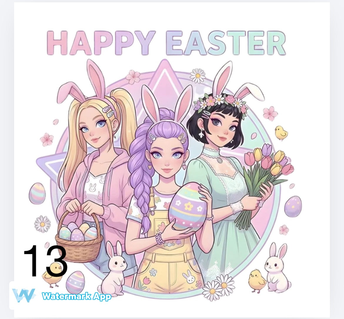 Huntrix Easter  DTF (POD) exclusive