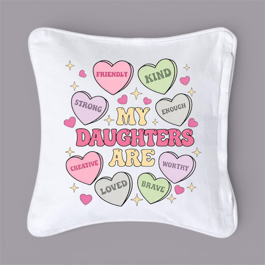 Love hearts  DTF cushion cover not included (POD)