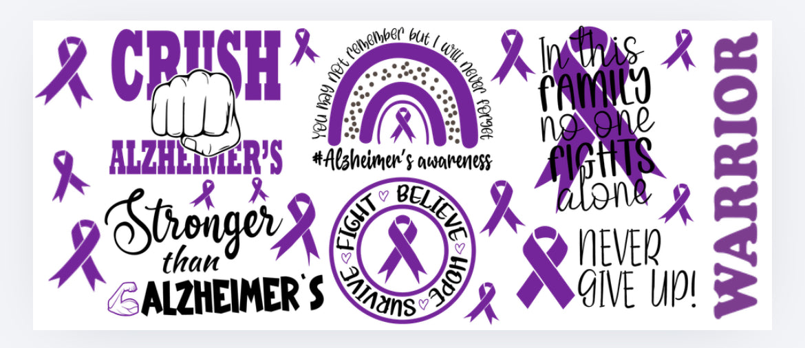 Alzheimers awareness wrap exclusive (UVPOD)