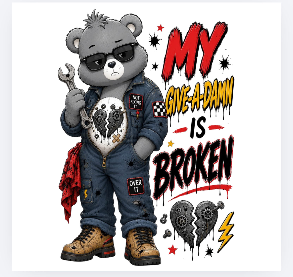 Bad bear decals UVPOD)