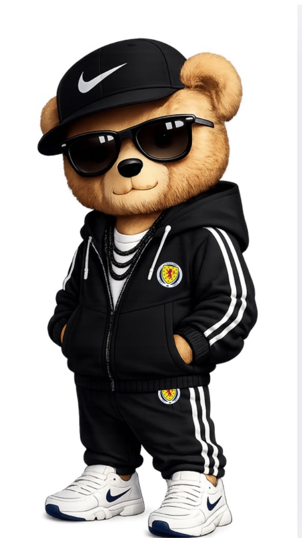 Trendy football bear - Scotland DTF (POD) exclusive