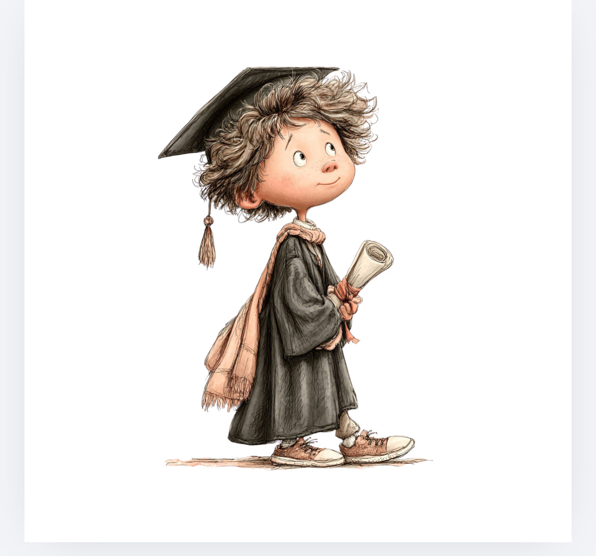 Whimsy graduate / leavers decal UVDTF (UVPOD)