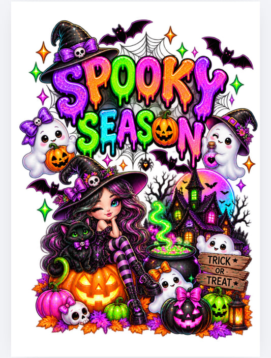 book vase Halloween designs exclusive UVDTF (UVPOD)