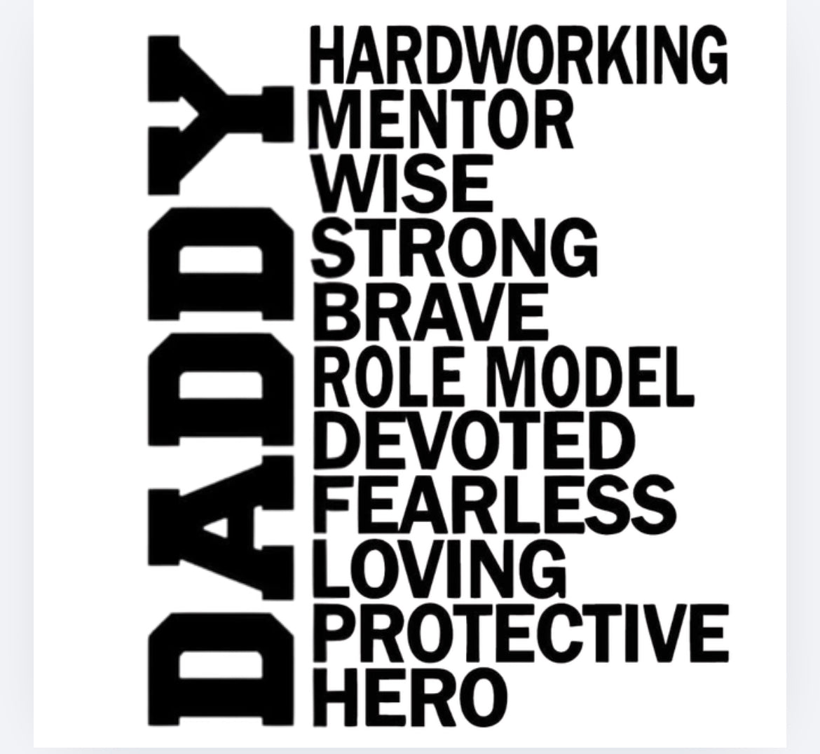 Inspirational dad / daddy DTF (POD) exclusive
