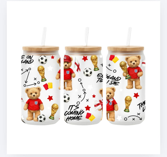 England till I die bear (England World Cup football) wrap exclusive (UVPOD)