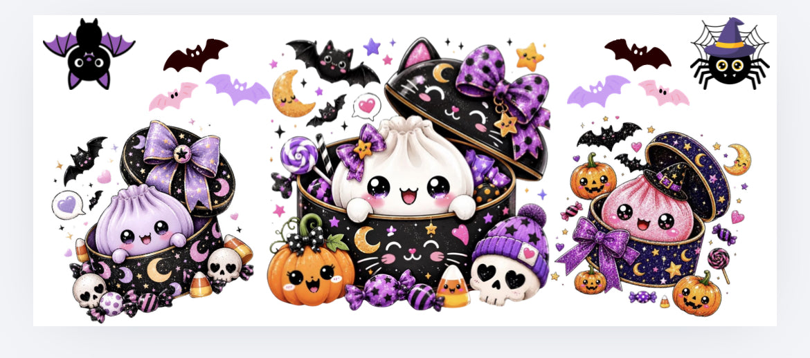 Halloween dumpling kitten wrap exclusive (UVPOD)