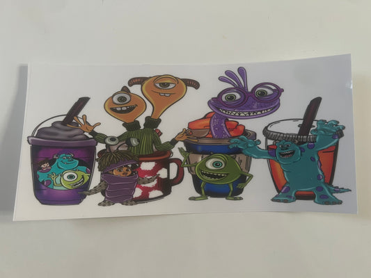 Monsters inc cups wrap