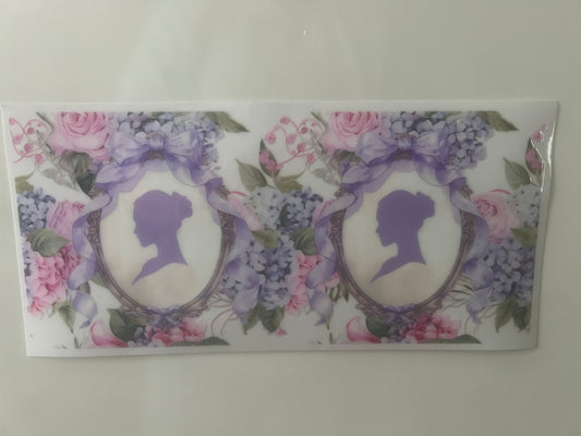 Lady whistledown Bridgerton purple wrap - Exclusive (UVPOD)