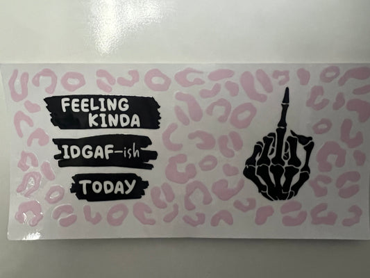 Feeling kinda IDGAF ish wrap