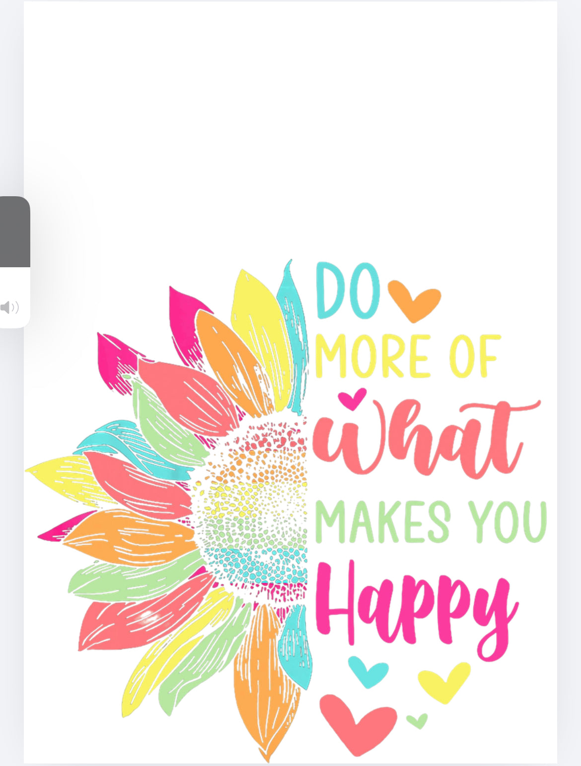 book vase positive vibes UVDTF (UVPOD)