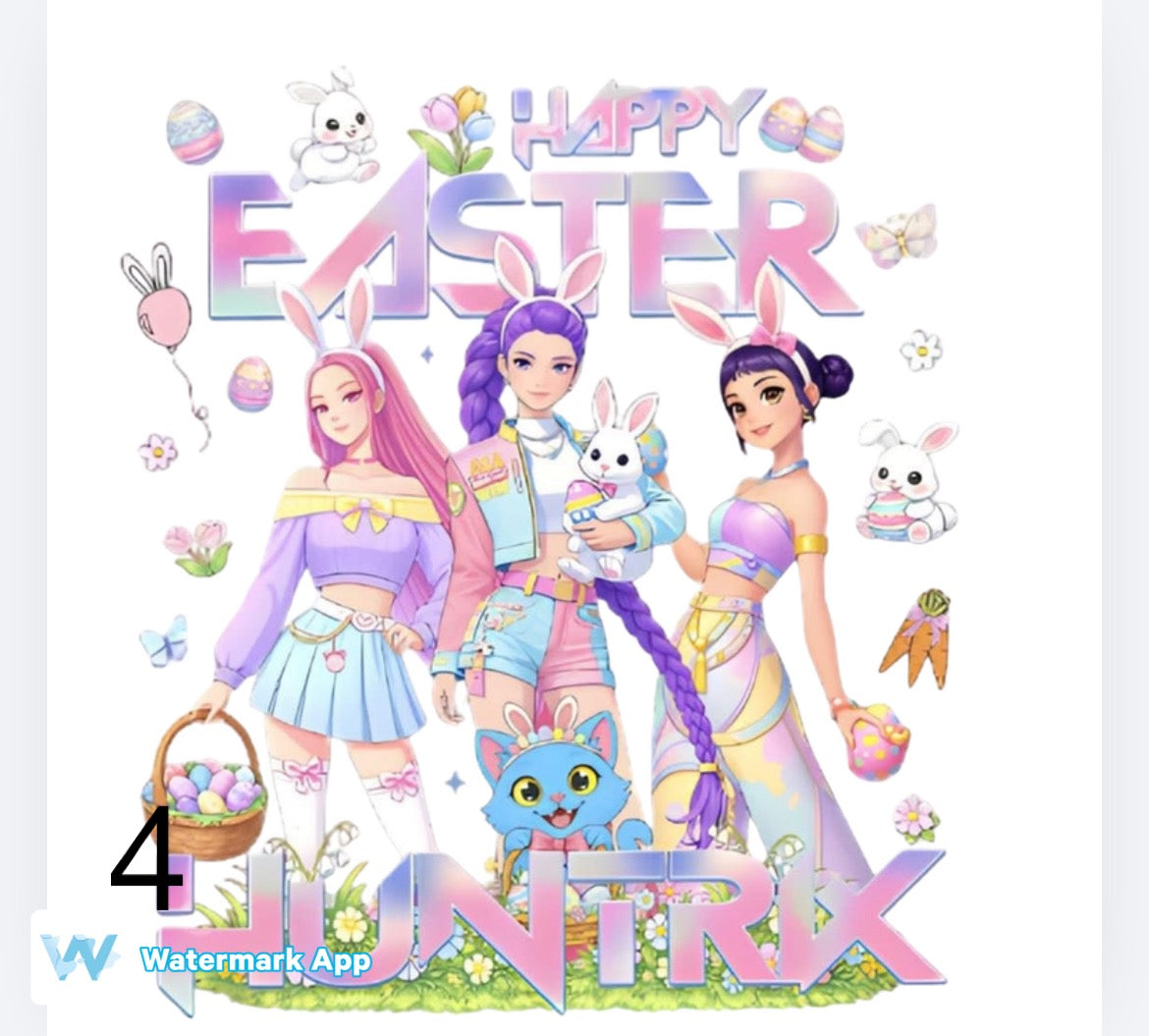 Huntrix Easter  DTF (POD) exclusive