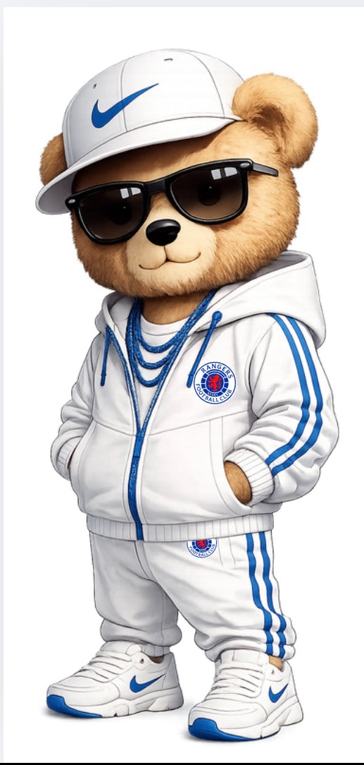 Trendy football bear -Rangers DTF (POD) exclusive
