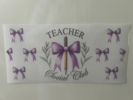 Teacher social club wrap
