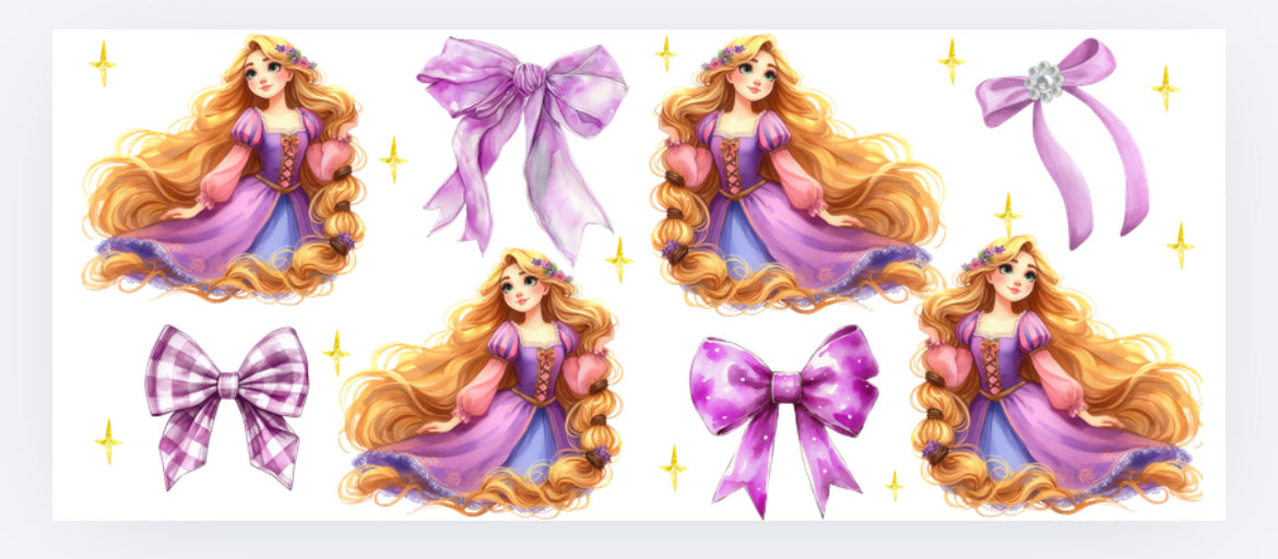 Princesses and croquet bow wrap (UVPOD) exclusive