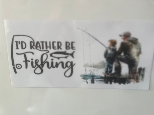 I’d rather be fishing wrap