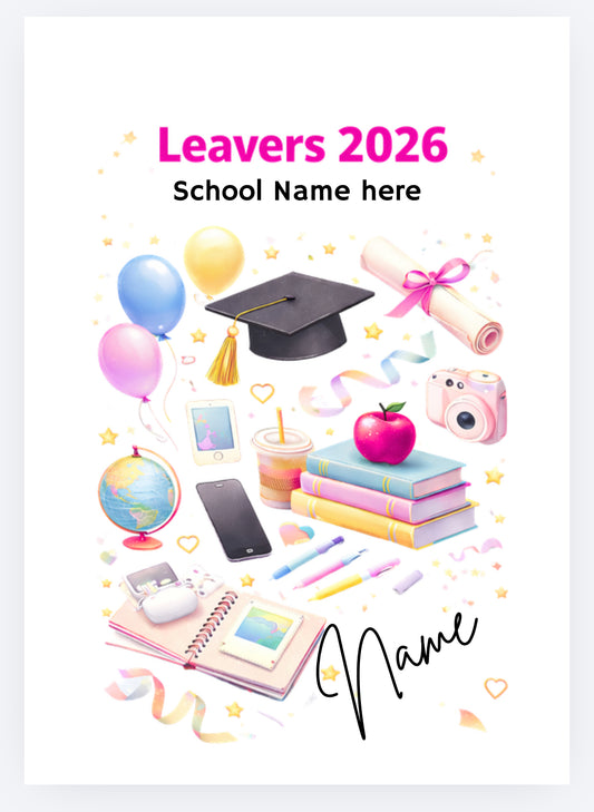 A6 leavers custom UVDTF (UVPOD)