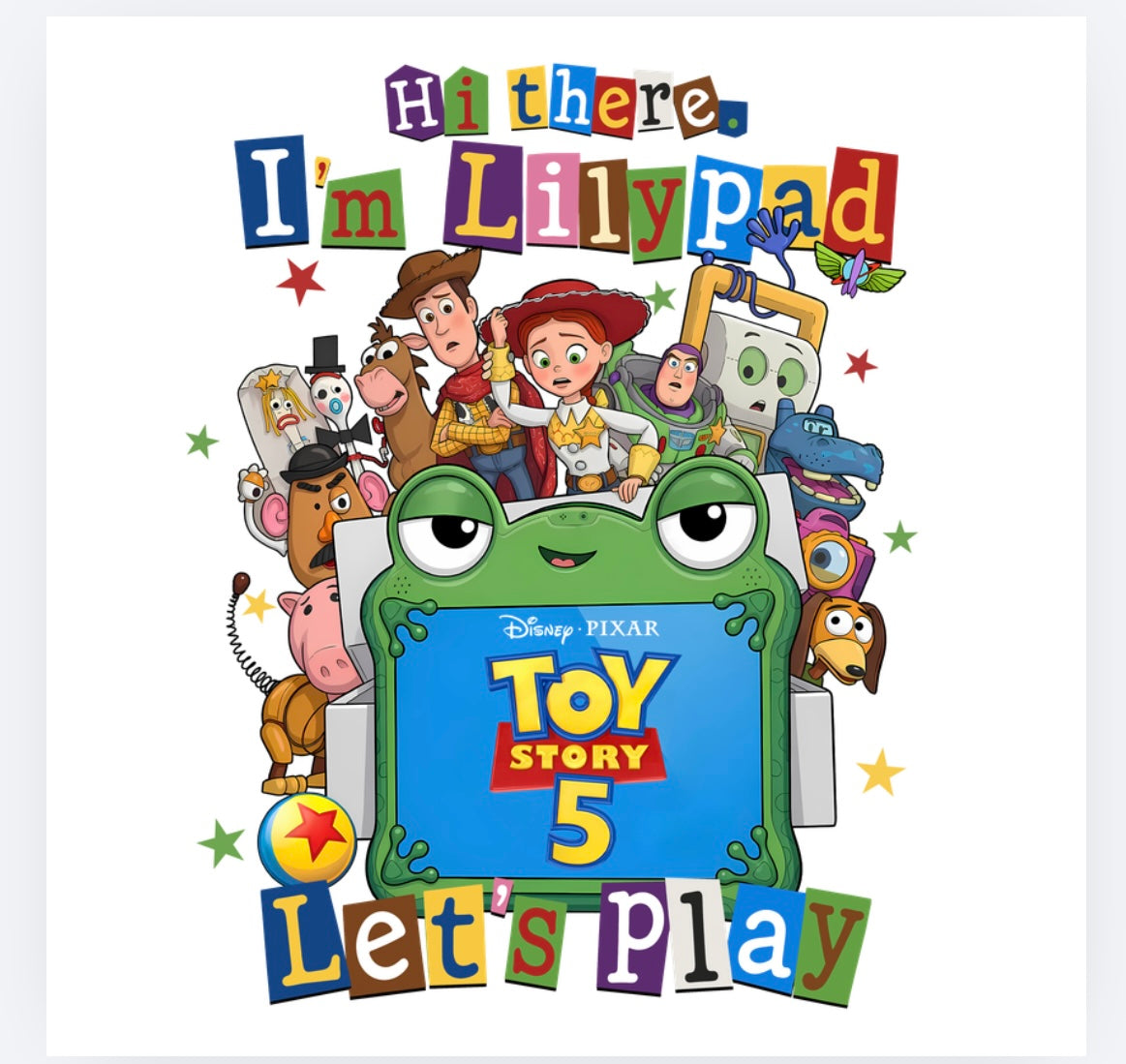 Toy Story 5 let’s play DTF (POD) exclusive