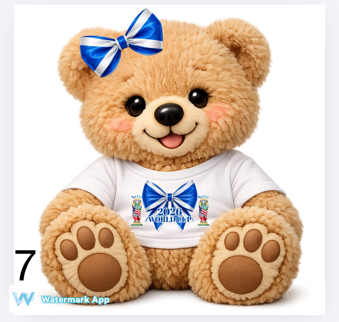 World Cup theme bears including England and Scotland   DTF (POD) exclusive