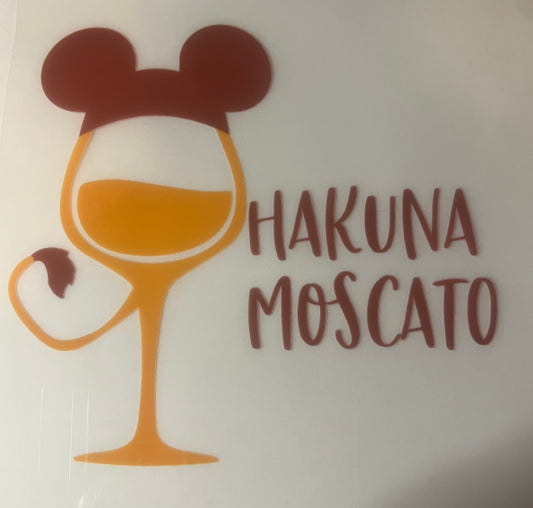 Drinkerbell Hakuna Moscato DTF transfer POD