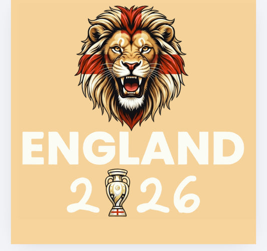 England St George’s lion Football World Cup 2026 DTF (POD) exclusive