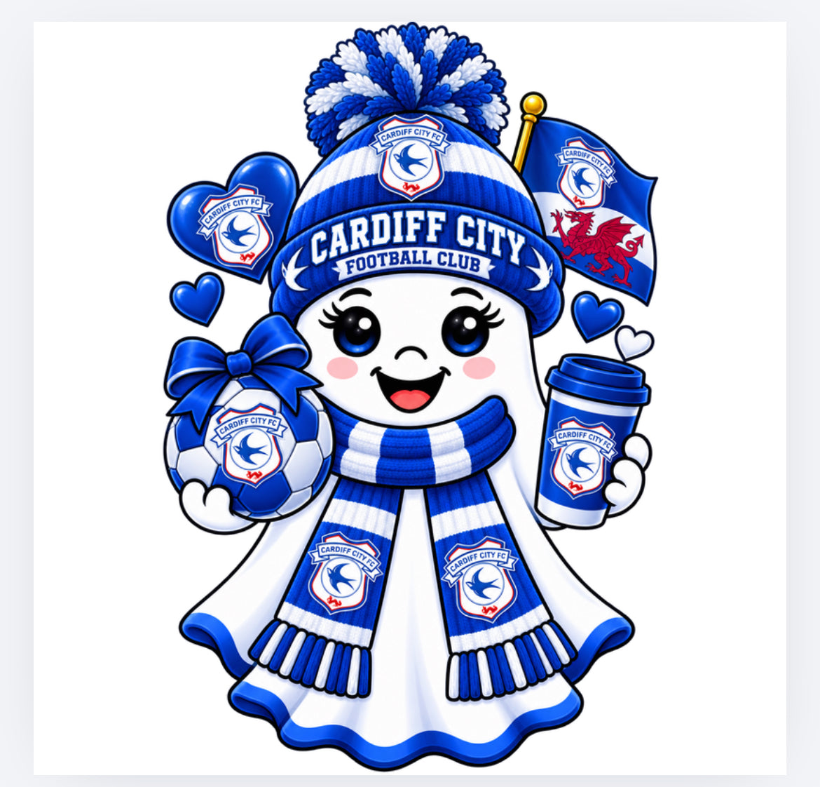 Football Halloween ghost decals - all teams (UVPOD)