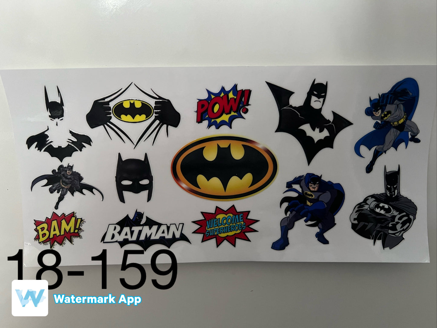 Batman badge wrap