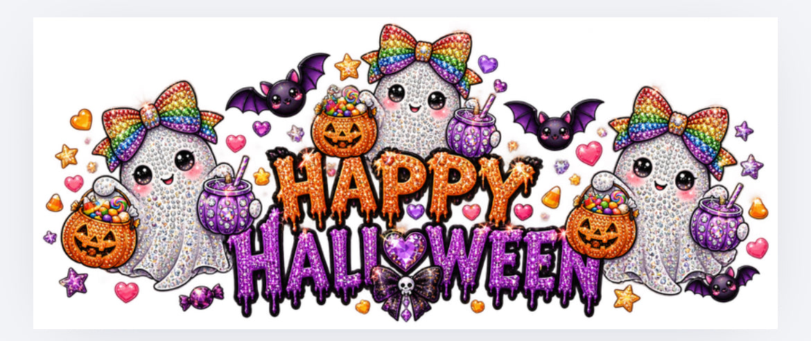 Halloween diamonte ghost wrap exclusive (UVPOD)